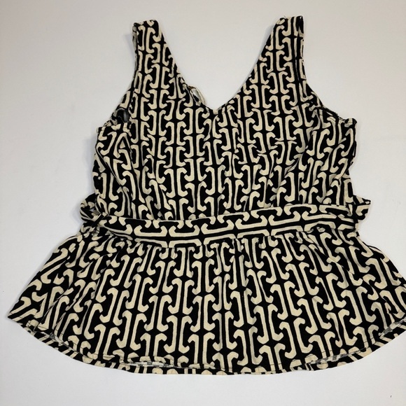 MONTEAU LOS ANGELES Pullover
Peplum Blouse Women sz XL Belted
Linen Blend - Picture 3 of 10